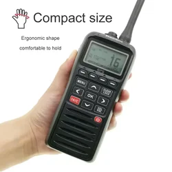 RECENT RS-38M VHF Handheld Marine Radio RS38M Rechargeable Built-in GPS DSC IPX7 Waterproof Marine Transceiver