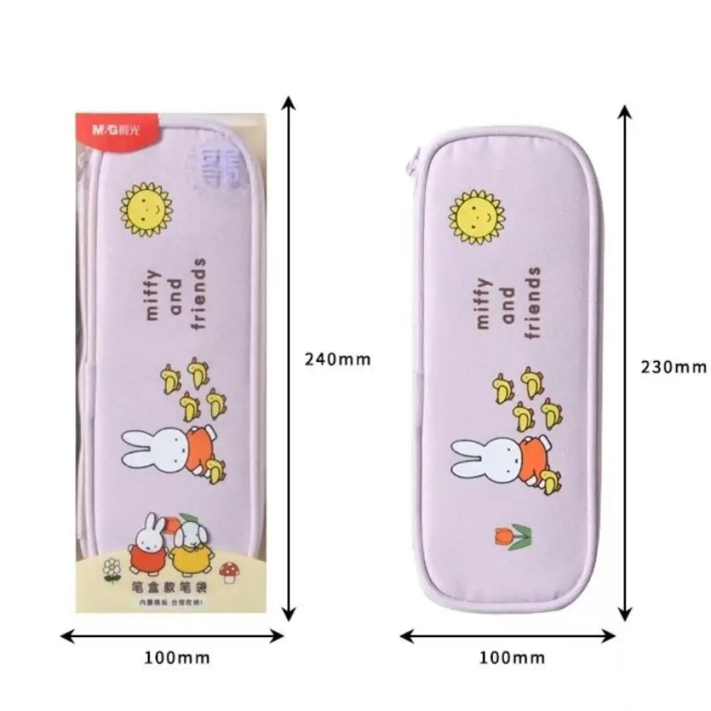 حافظة أقلام ميفي صندوق أقلام متعدد الوظائف ذو سعة كبيرة هو تخزين للطلاب ممتد كارتوني لطيف كبير بسحاب حقيبة أدوات مكتبية