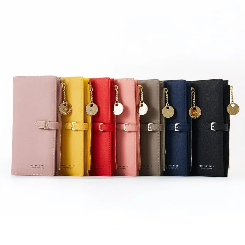 Women PU Leather Wallets Female Long Hasp Purses Large Capacity Money Bag Phone Pocket Multifunction Clutch Coin Card Holder