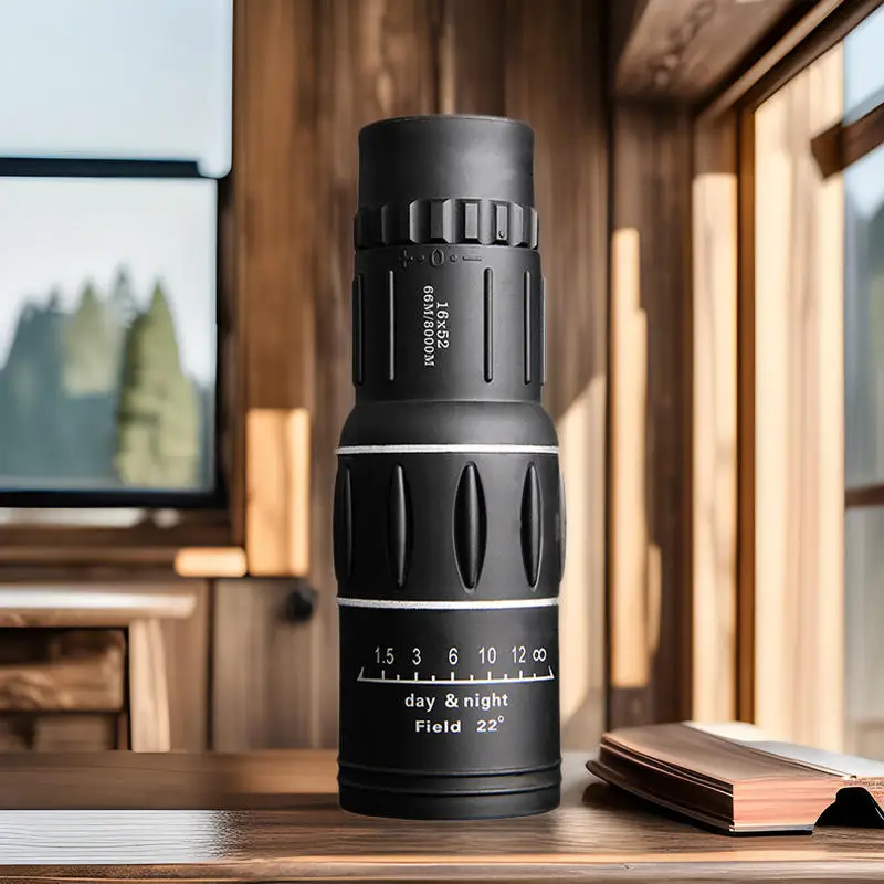 

Монокулярный телескоп 16x52 с двойной фокусировкой, высокомощная HD оптика Bk7, для дневного и ночного видения при слабом освещении, водонепроницаемый, для охоты и наблюдения за птицами