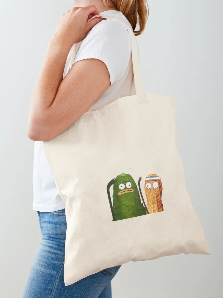 

A Pickle and a peanut Cool Photo Tote Bag woman shopping bag cute tote bag bags for women