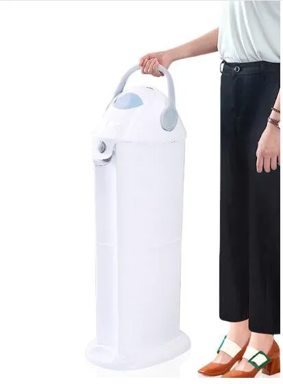 44L plastic baby diaper pail trash can