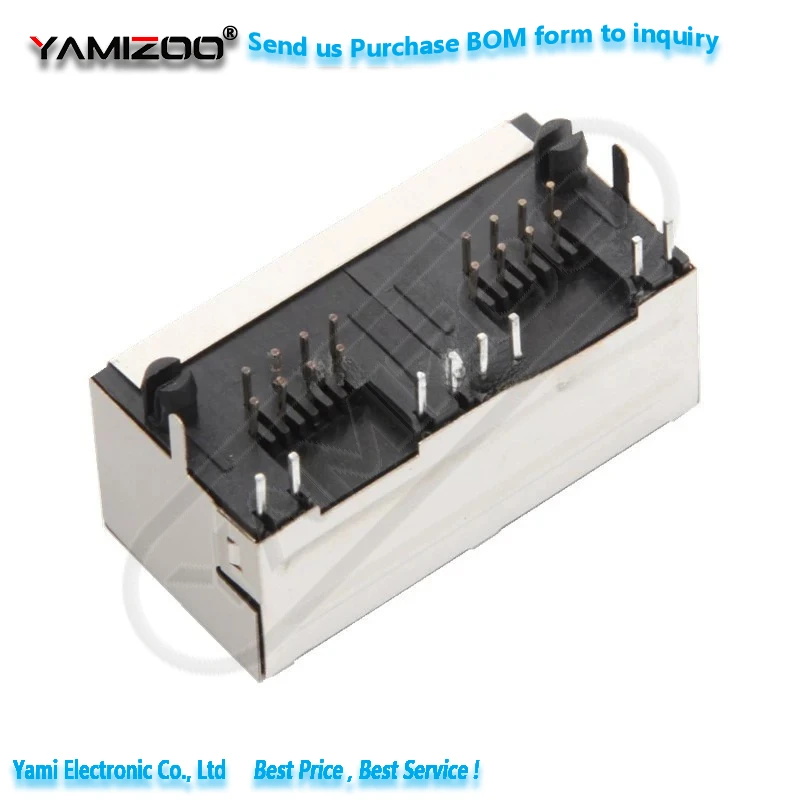 1 Stück HX-RJ45 90 5631-1x2 8P8C Ethernet-Stecker (RJ45 RJ11) Mit/Ohne LED Biegsamer Stecker – Detail 4