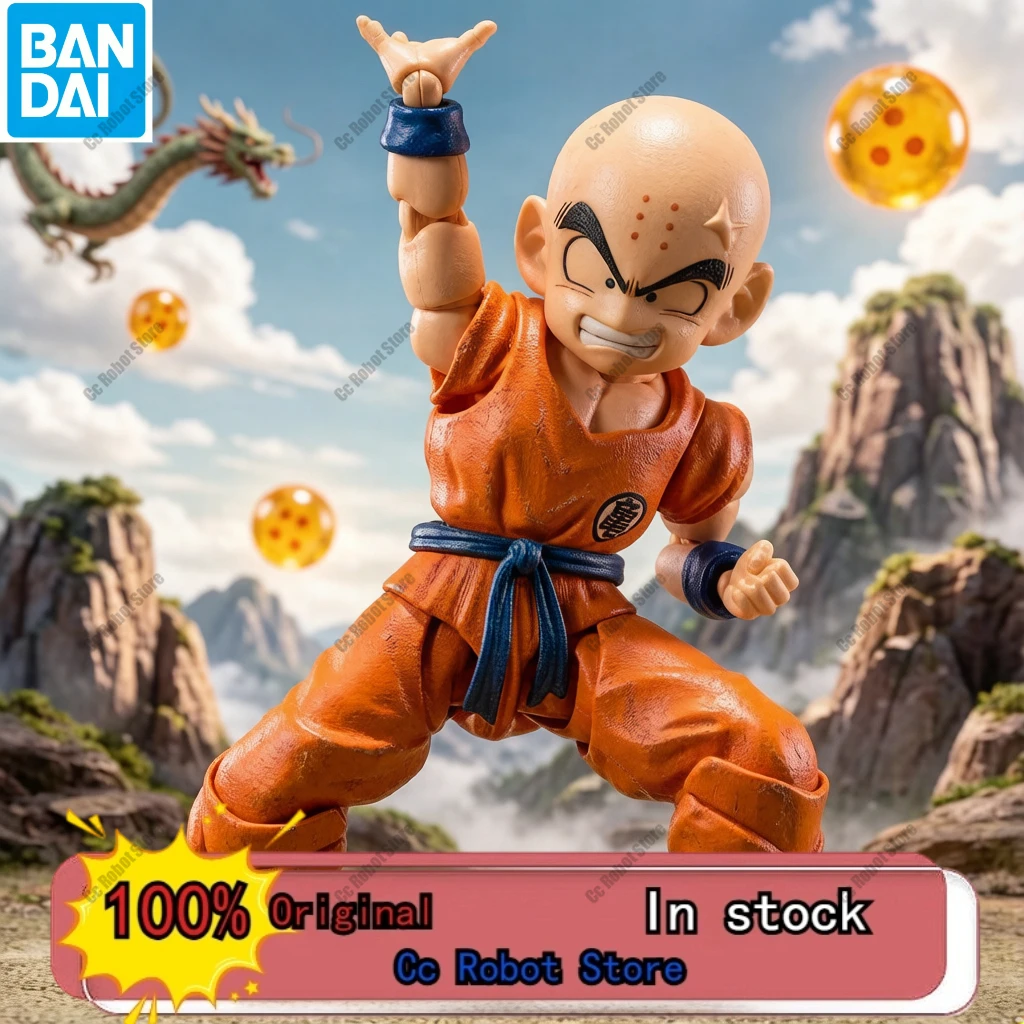 

[In Stock] Dragon Ball Z Master Roshi S.H.Figuarts Goku's Old Friend Krillin Action Figure Toy PVC Model Collectible with Joints