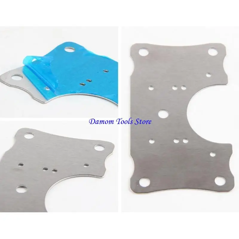 57BE Stainless Steel Hinge Repair Plate Hinge Tools Hinge Repair Brackets Cabinet Furniture Door Repair Hinge Accessories