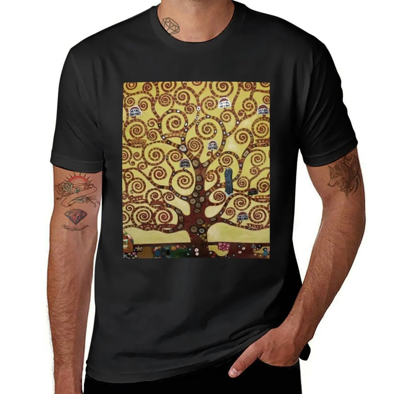 Gustav Klimt - tree of life T-Shirt sublime blacks kawaii clothes mens t shirts pack