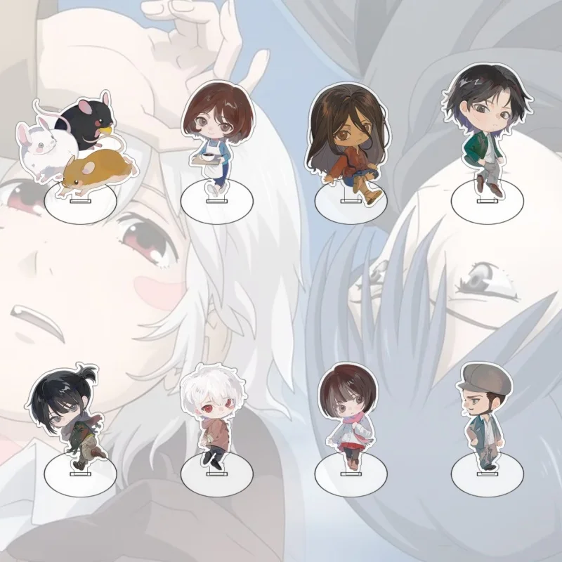 BL Anime NO.6 Acrylic Stand Shion Nezumi Figure Stand Plate Cosplay Prop Decor Cartoons Gifts New Keychain 10CM
