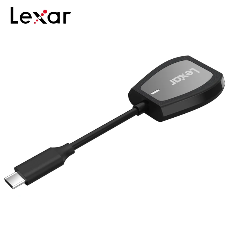 Lexar-قارئ بطاقات احترافي أصلي من النوع C ، فتحة مزدوجة ، يدعم بطاقة SD ميكرو ، بطاقة SD ، قراءة Max ، Mbps ، USB Gen 1