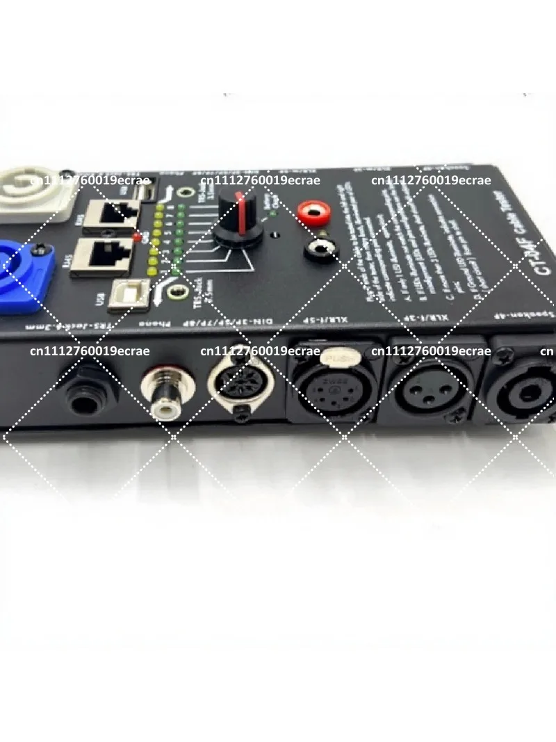 XLR Audio Cable Tester Multifunction Signal Tester 20 Types Cable Testing Tool for Stage Equipment