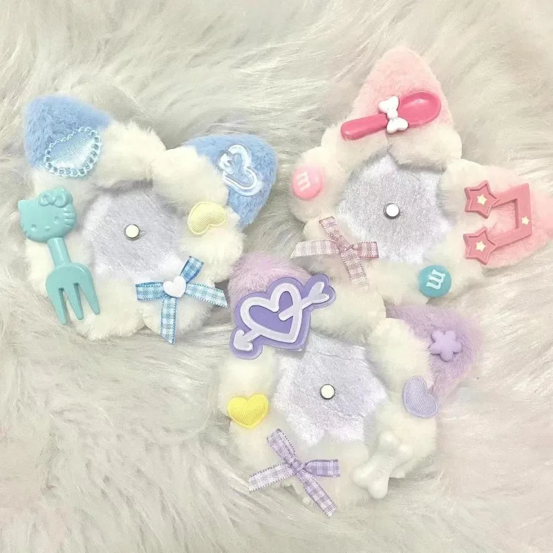 Dulce Hello Kitty Anime Kawaii Sanrio tela insignia decorativa lindo bolso de dibujos animados colgante muñeca encantadora regalos juguetes para niños