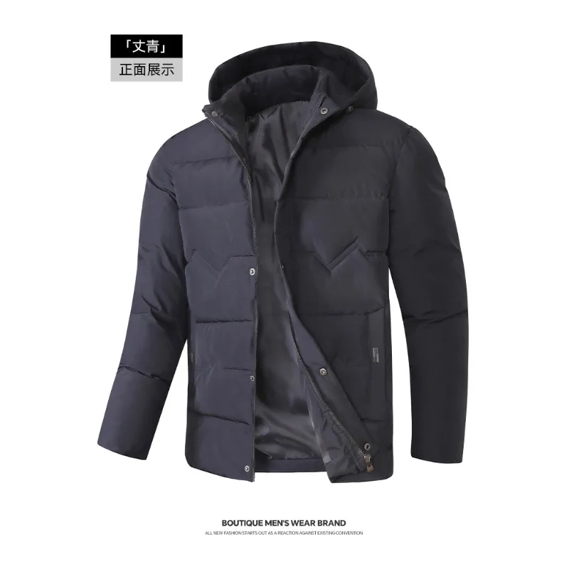 

Solid Color Jackets Zipper Pocket Hooded Button Cardigan Autumn and Winter Fashionable Long-sleeved Casual Top