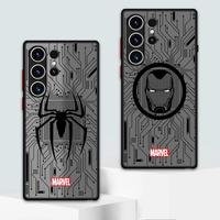 Marvel Hero Logo Phone Case for Samsung S24 S23 S22 S21 S20 S10 S9 S10 Plus S24 S23 S22 S21 S20 Ultra S23 S21 S20 FE S10 4G