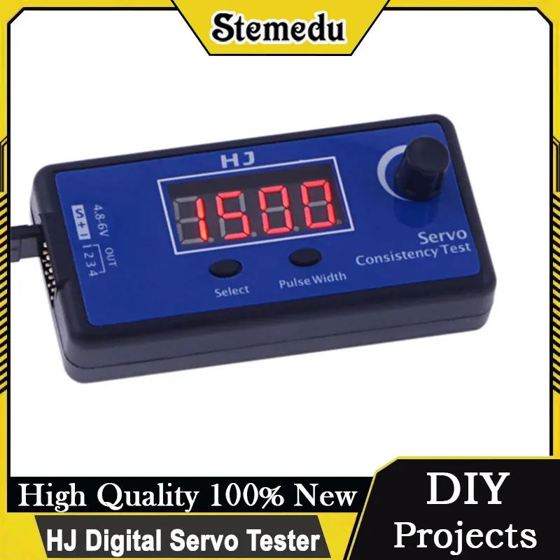 HJ Digital Servo Tester Portable ESC Control Device For RC Helicopters Airplanes Cars Quick Servo Checker With LCD Display
