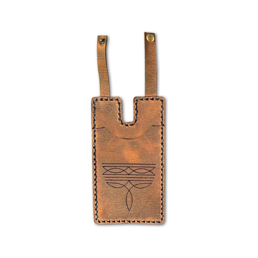 

PU Leather Western Boot Wallet Large Capacity Holds Multiple Cards Retro Coin Purse with Snap Strap ID Card Holder for Women Man