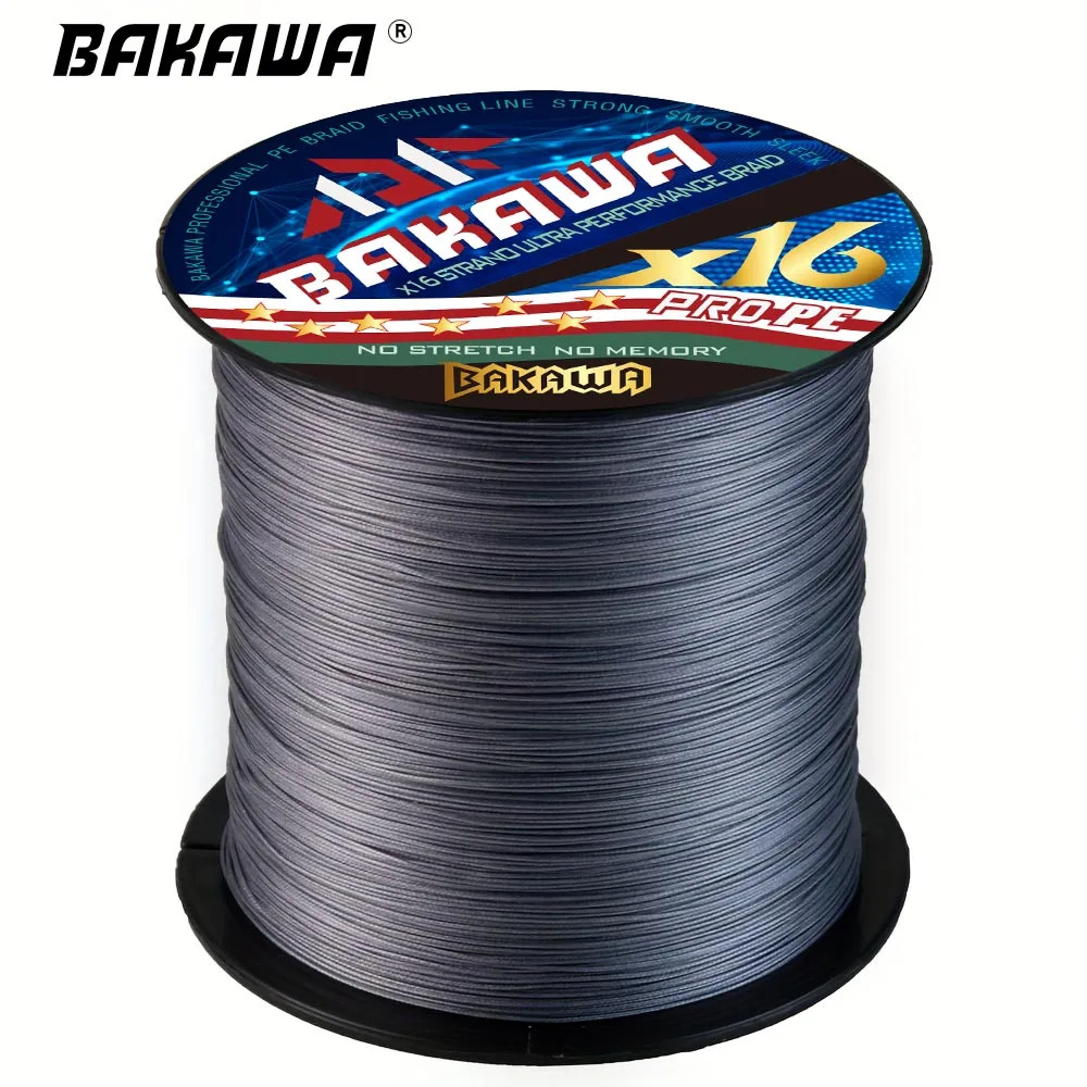

BAKAWA 16 нитей 300 м мультифиламент X16 PE рыболовные аксессуары рыболовные товары для ловли карпа оборудование провода снасти рыболовные снасти распродажа