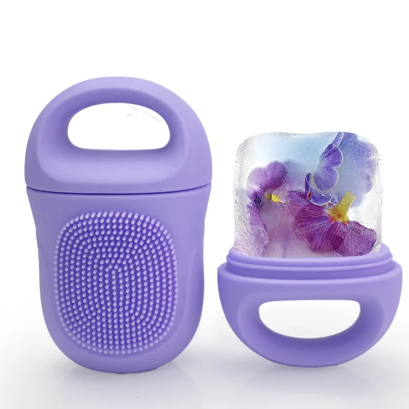 Facial Beauty Ice Compress Device, Swelling-Relief Cold Compress Facial Ice Silicone Mold