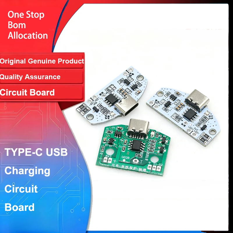 New 1PcsTYPE‑C USB Charging LED Touch Night Light Control Module 3‑Level and Stepless Dimming Circuit Board for Arduino Diy