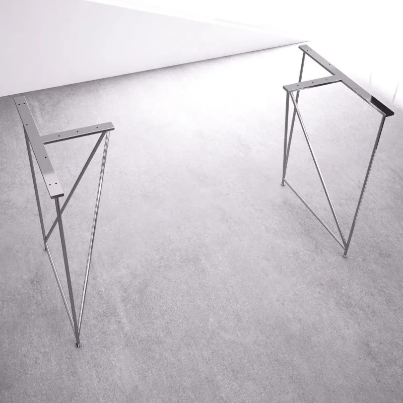304 stainless steel table legs bracket master table legs silent wind table feet desk computer desk rack