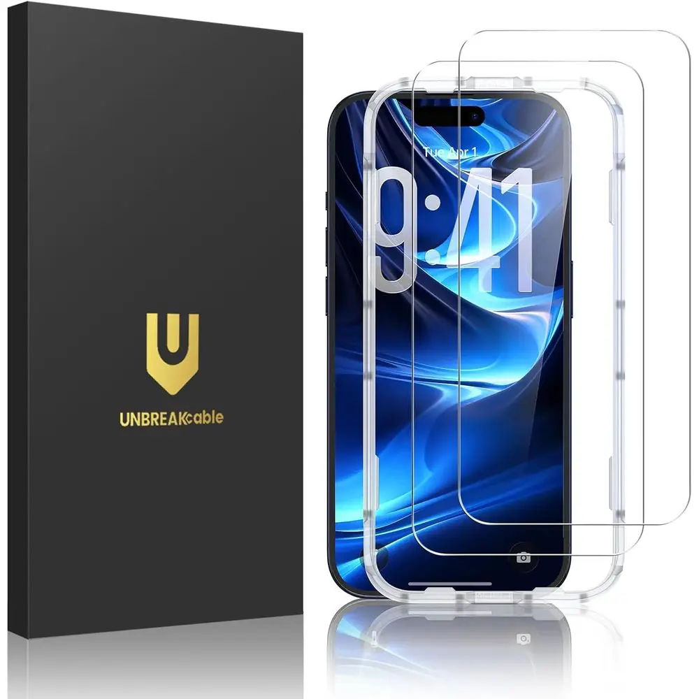 

2-Pack Tempered Glass Screen Protectors for 17 Pro, Military-Grade Shatterproof, 9H Hardness, Easy Install, 99.99% Clarity