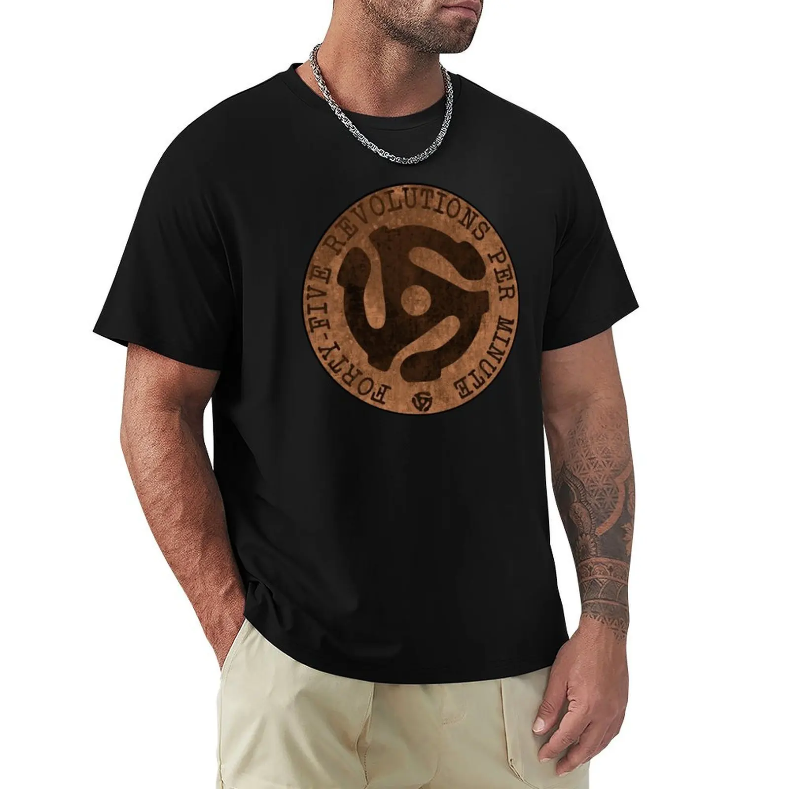 

45RPM T-Shirt kawaii clothes quick drying plain mens t shirts