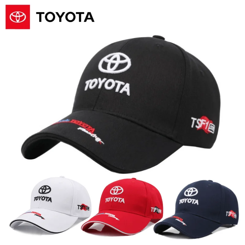 TOYOTA Fashion letter embroidery men women outdoors baseball cap duck tongue cap women men sun hat adjustable trucker cotton cap