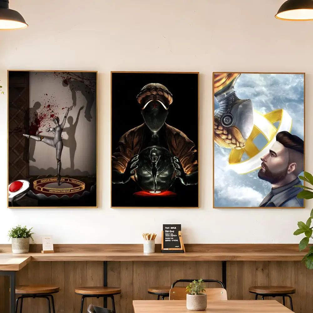 Game A-Atomic Heart Poster Matte Wall Peel And Stick Decor Bedroom Living Room Office Dorm Home