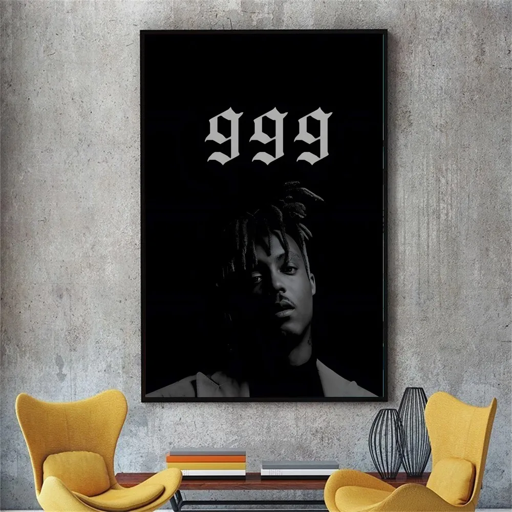 hip-hop Juice WRLD Poster No Framed Poster Kraft Club Bar Paper Vintage Poster Wall Art Painting Bedroom Study Stickers