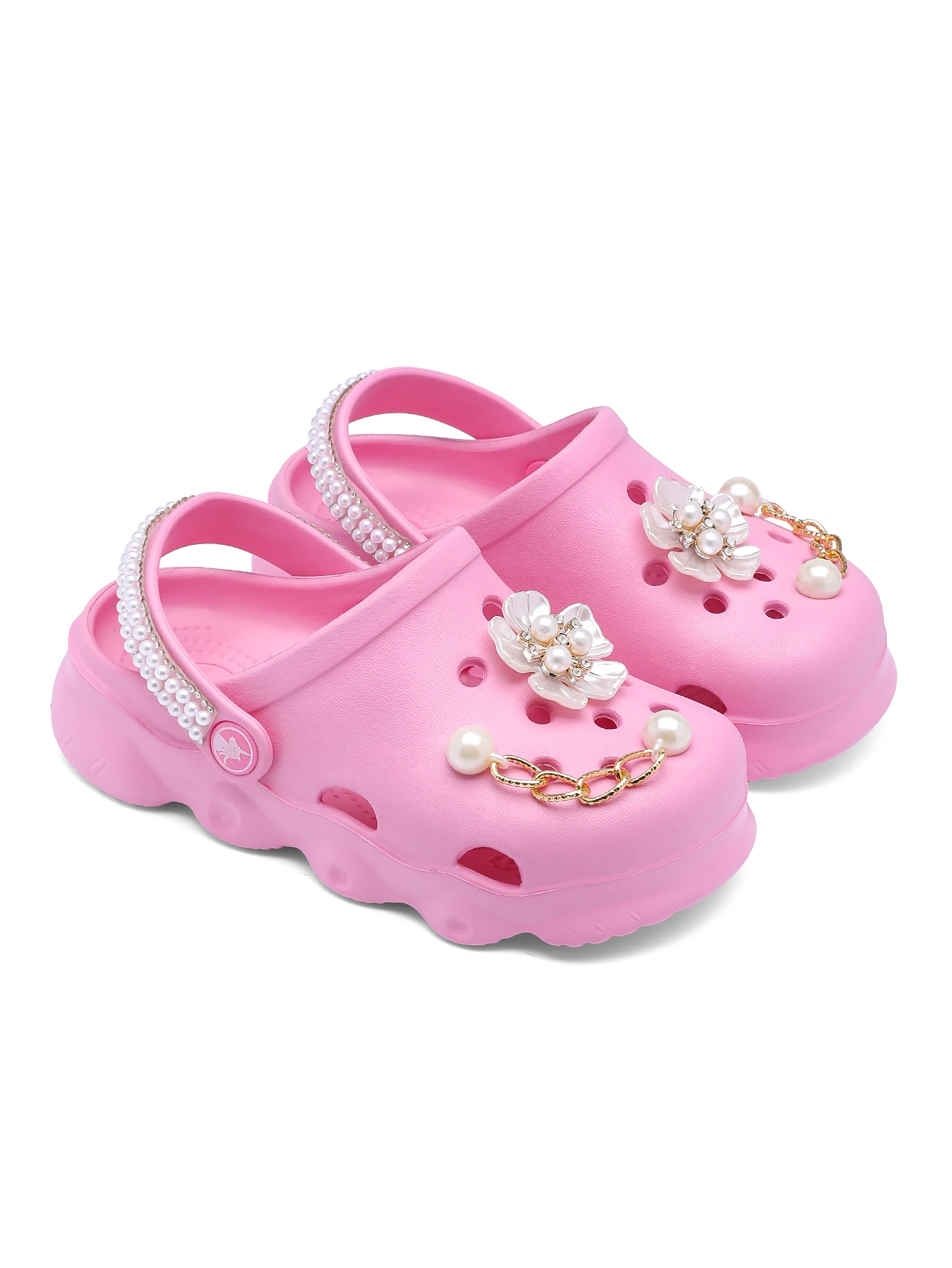 Kinder-Clogs, Leichte EVA-Gartenschuhe, Wasserdichte Rutschfeste Sandalen, Bequeme Slip-On Schuhe für Drinnen und Draußen 1214 – Detail 6