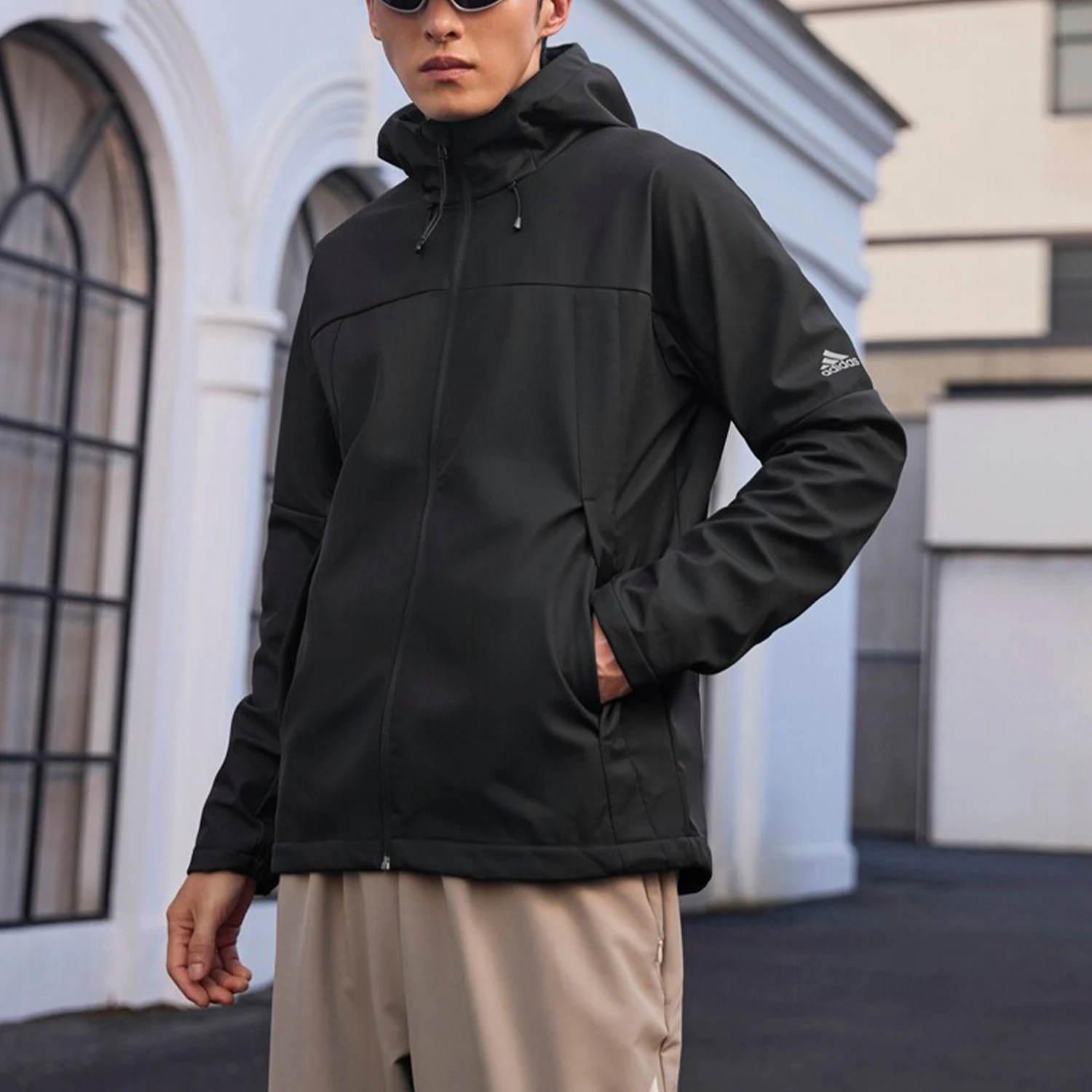 

Adidas genuine New Unisex Fleece Windproof Sport Jacket JM9104