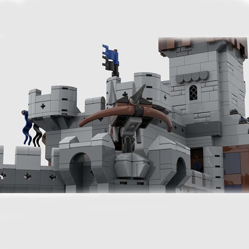 1772 個 MOC 建設要塞 - 城の第 2 部モジュラーモデル構築スタッキングレンガクリエイティブ DIY