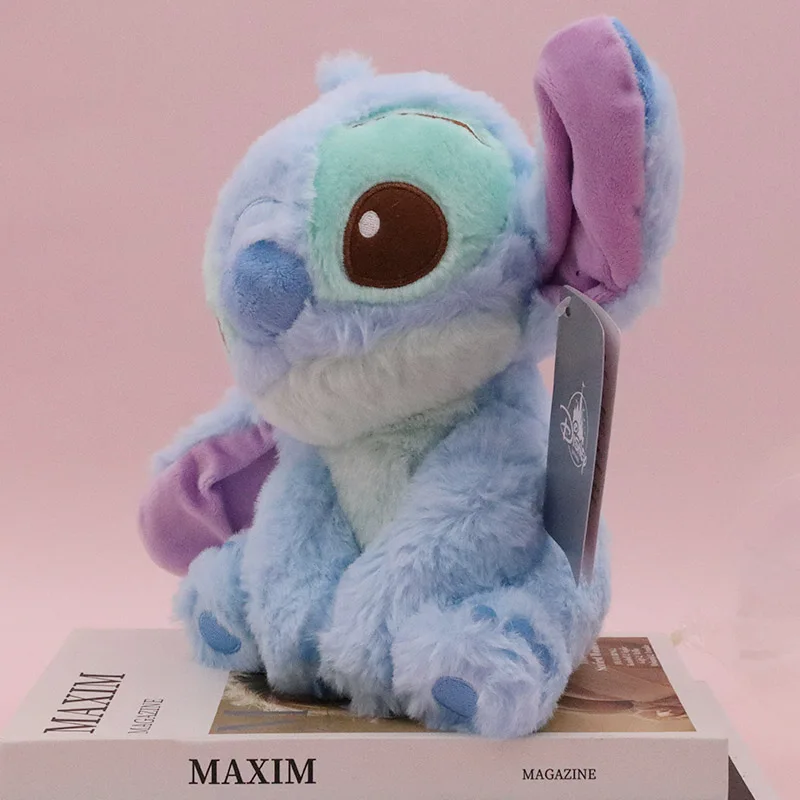 23cm Disney Lilo And Stitch Plush Toy Anime Cute Things Kawaii Kids Dolls Stuff Animal Children\'S Toys Boy Gift For Girlfriend