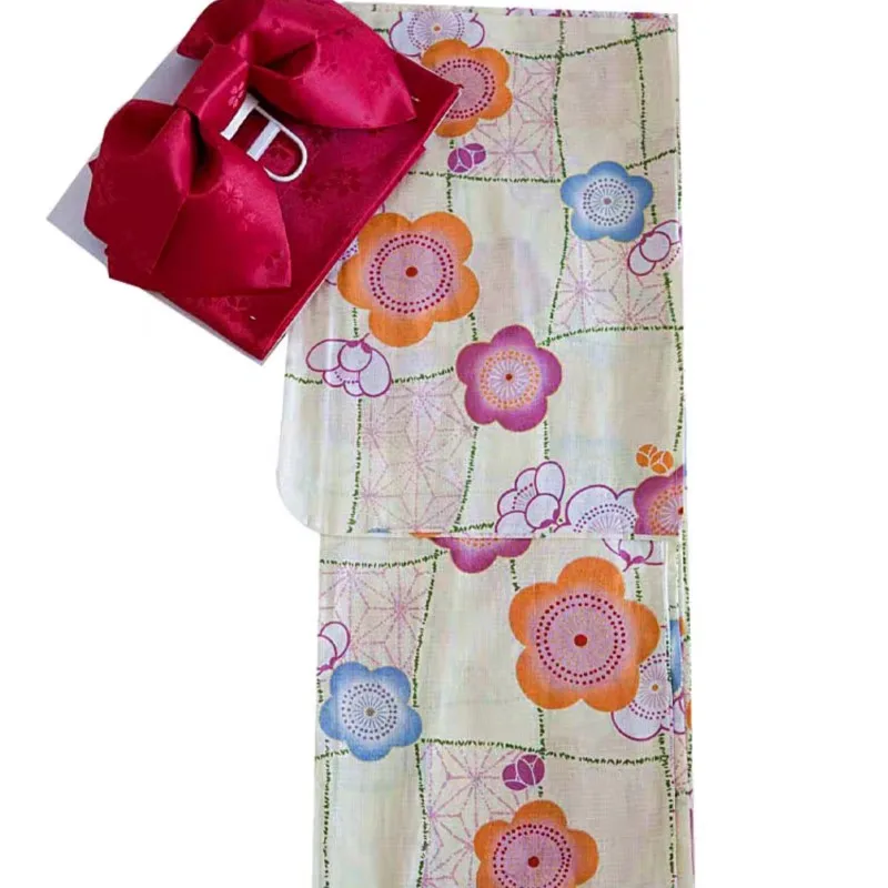 Japanese Yukata Women's Retro Traditional Cotton Kimono Formal Wear Photography Travel Multi Styles