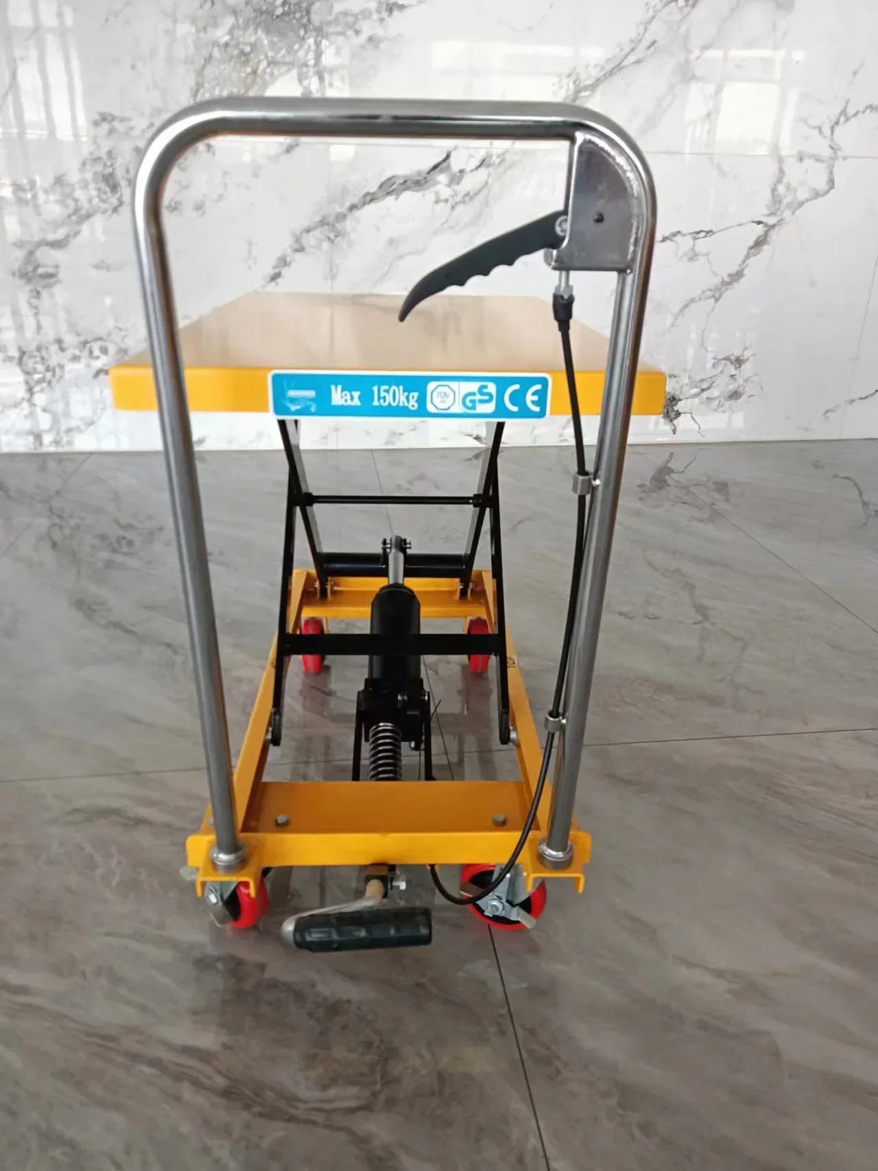 Manual Handling hydraulic table lift 330lbs smart scissor lift table 150kg 300kg 500kg 800kg 1000kg