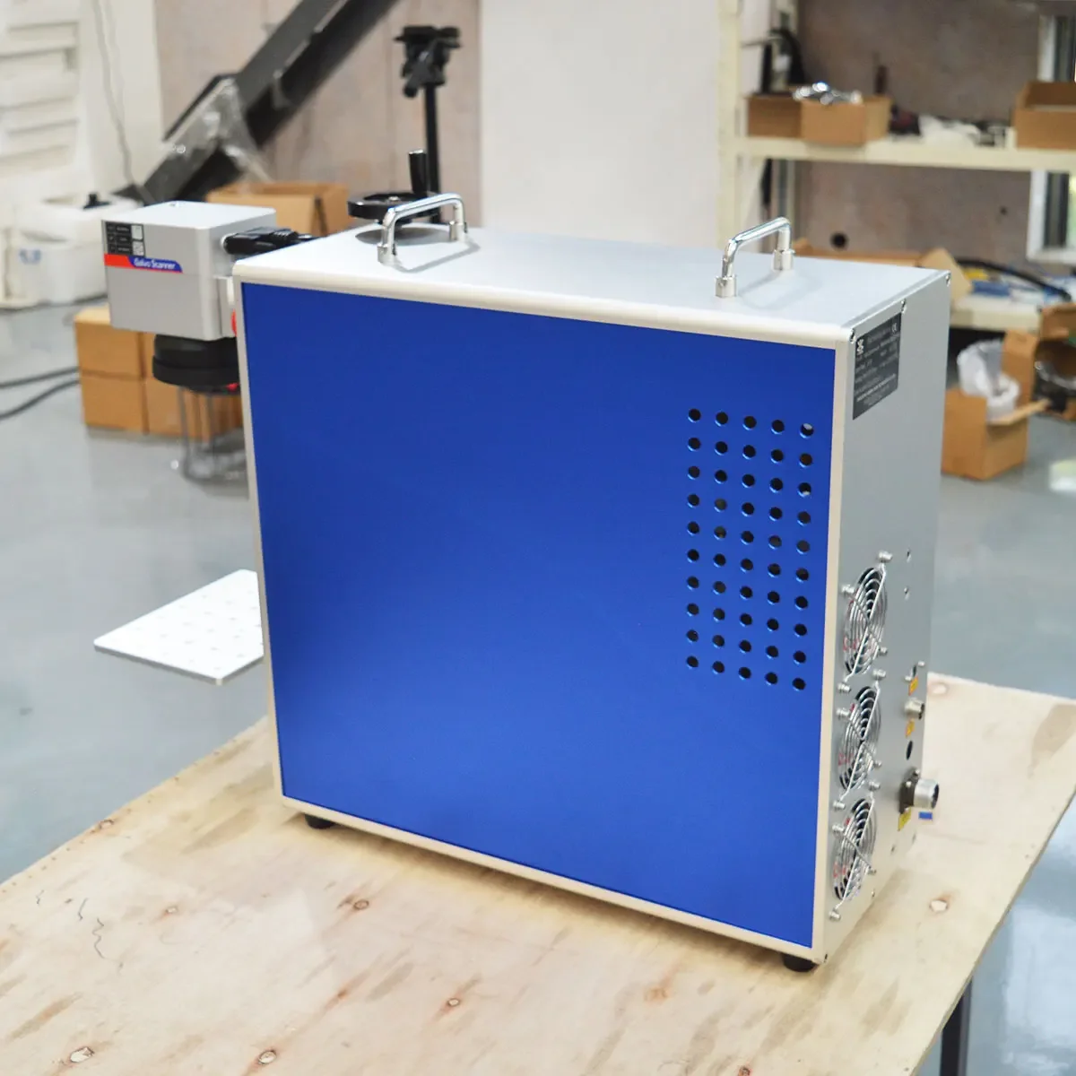 Desktop Raycus/Max/JPT 50W Metal Laser Engraving Machine/Fiber Laser Marking Machine 30w/100W