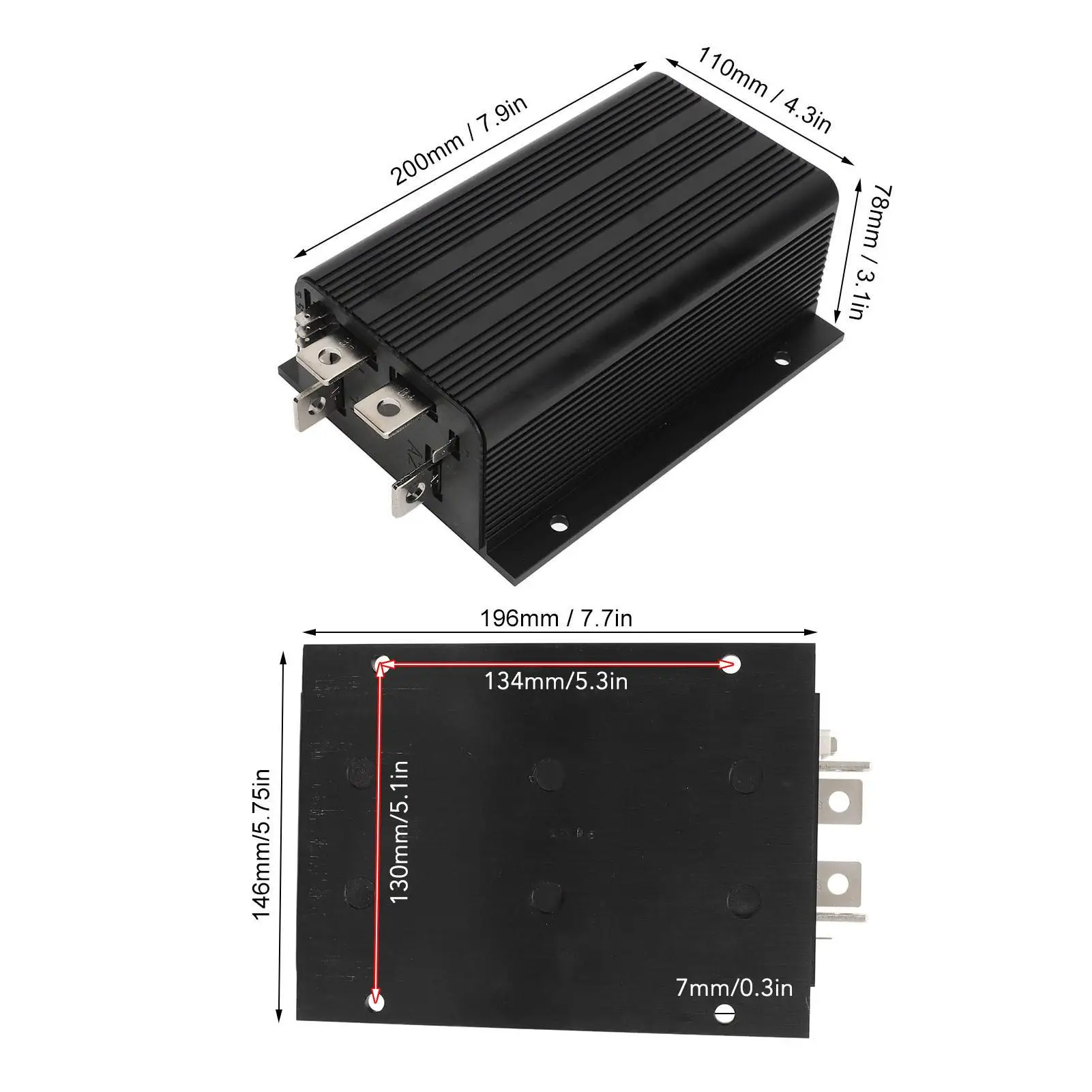 Motor Speed Controller P125M 6B403 Cart Motor Controller 60 To 72V 400A 17721706 Undervoltage Cutback for iq DS for Precedent