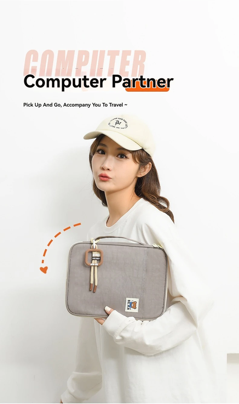 Laptoptasche 11 12 13,3 14 15,6 Zoll Abdeckung für MacBook Air Xiaomi Huawei Lenovo Notebooktasche Männer Frauen tragbare Handtasche Aktentasche – Detail 6