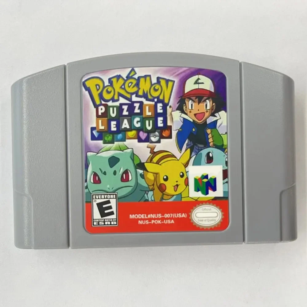 

Игровая карта All-Star для игровой консоли N64 American POKEMON Puzzle League/N64