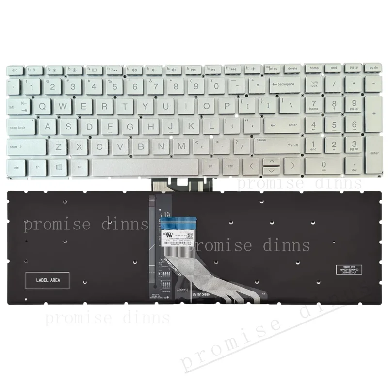 M  New for HP Pavilion 15-CS 15-CR 15-CW 15-DS 15-DR 15-CN 15-CP US Backlit Keyboard