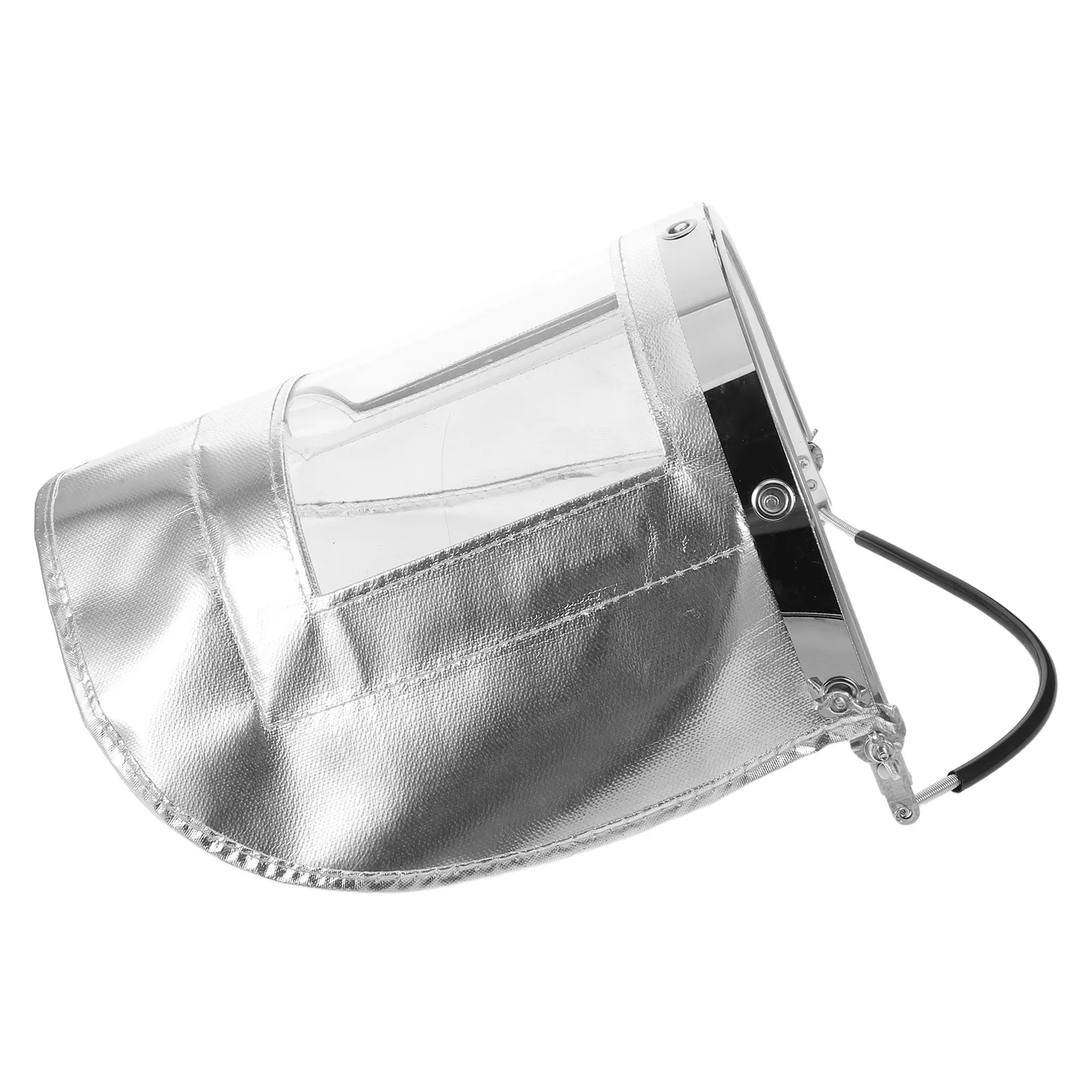

Safety Face Mask Shield Industrial Cutting Visor Aluminum Foil Heat Resistant Full Face Grinding Shield Ratchet Headgear