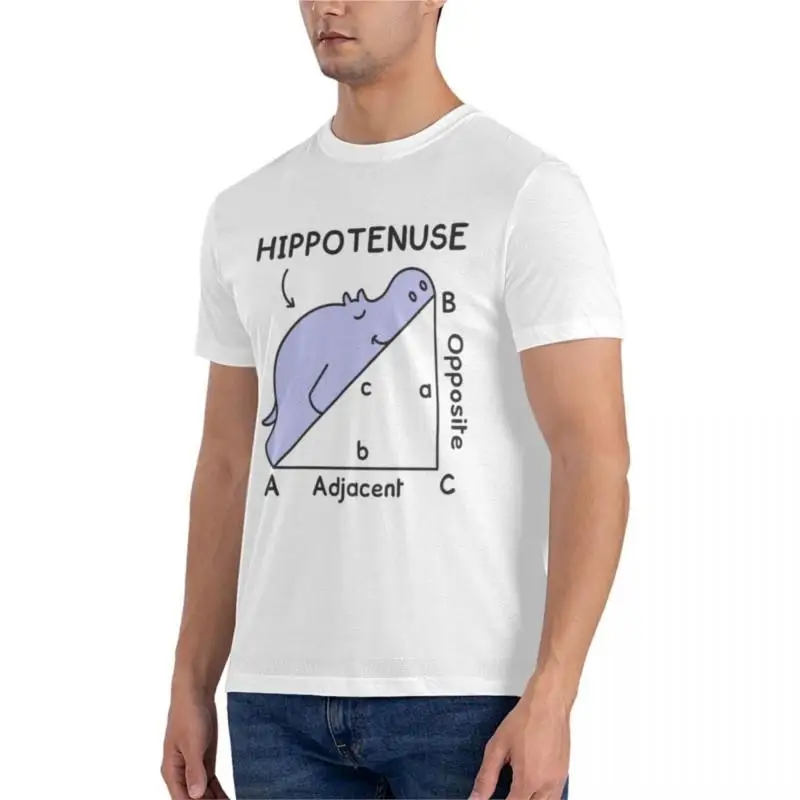 Hippotenuse, Hypotenuse Math Pun Classic T-Shirt big and tall t shirts for men Men\'s clothing sweat shirt t shirt man