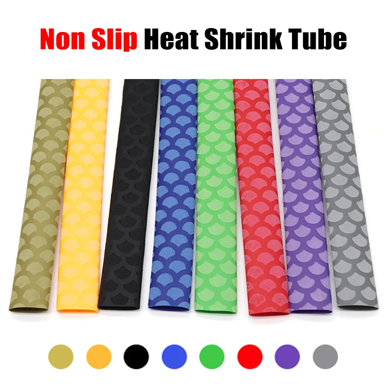 

1/3Pcs Non Slip Heat Shrink Tube Fishing Rod Wrap Anti Skid Bicycle Handle Insulation Protect Racket Grip Waterproof Cover