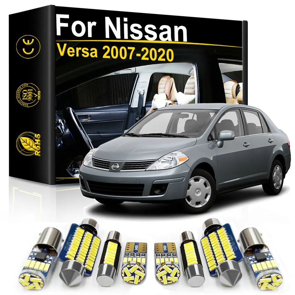 Car Interior LED Light For Nissan Versa 2007 2011 2012 2013 2014 2015 2016 2017 2018 2019 2020 Trunk Dome Map License Plate Lamp