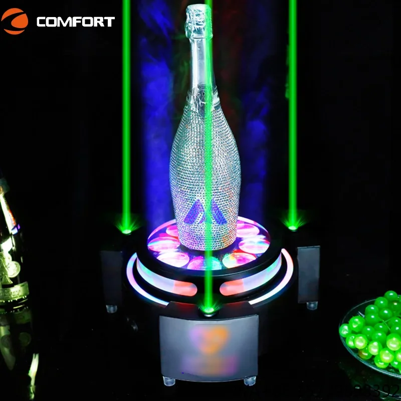 Nightclub Bar  Custom VIP LED Garment Display Holder with  and Custom Logo OEM