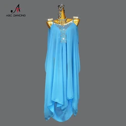 New Latin Dance Suit Competition Costume Sexy Women's Rumba Sport Clothes Ball Skirt Girls Party Dancewear tops Prom Customized