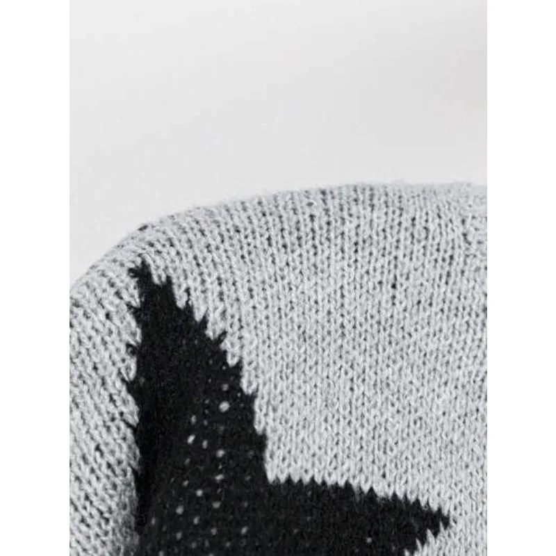 زائد حجم الخريف المرأة الجديدة عارضة نجوم سترة جاكار فضفاضة طويلة الأكمام سيدة س الرقبة البلوز الأعلى