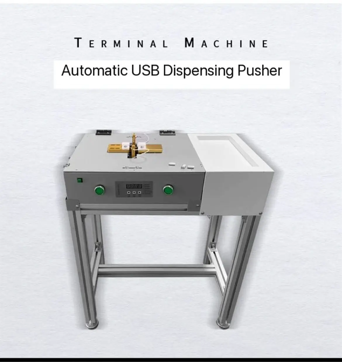 High Efficiency Semi-Automatic Glue Dispenser Machine USB Head Compatible for Multiple Cable Manufacturing