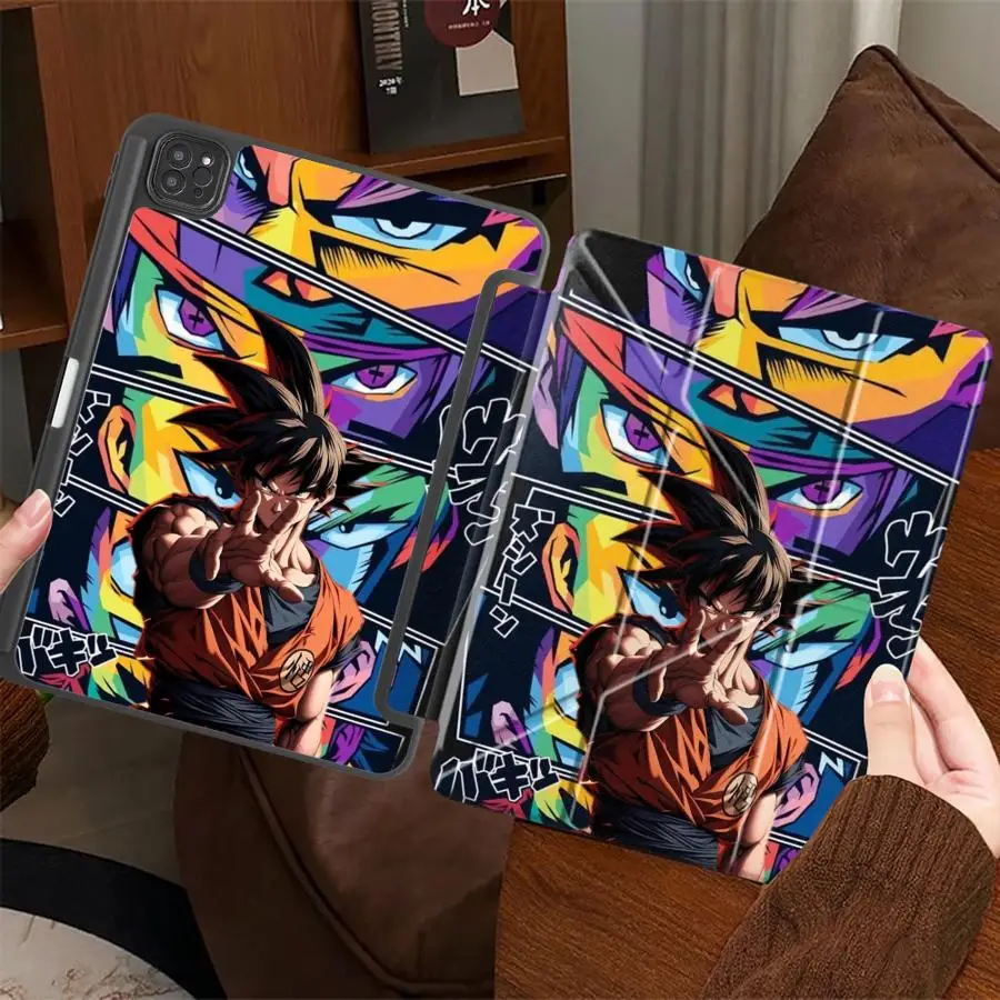 Tablet Case For iPad Air 4 5 M3 M2 1 2 M4 11inch Mini 6 7 Pro 11th 10th 9th 8th 7th 12.9inch Pro 2025 Holder Cover Dragon Ball