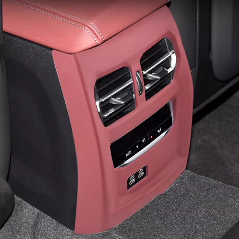 

For BMW X3 X4 ix3 G08 G01 G02 2018-2024 Leather Car Center Console Gear Shift CD Panel Frame Armrest Box Lid Trim Cover