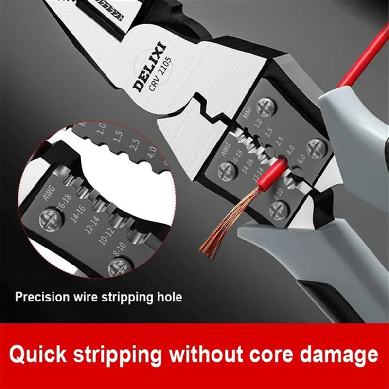 6/7/9 Inch Multifunctional Universal Diagonal Pliers Needle Nose Pliers Hardware Tools Universal Wire Cutters Electrician