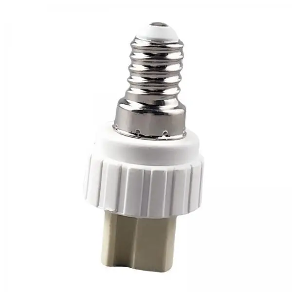 LED Lamp Socket Adapter E14 to G9 Metal Converter Compact Easy Installation for Residential Commercial Use